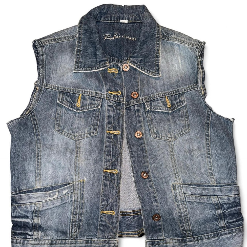 Ridero Vintage blue denim vest